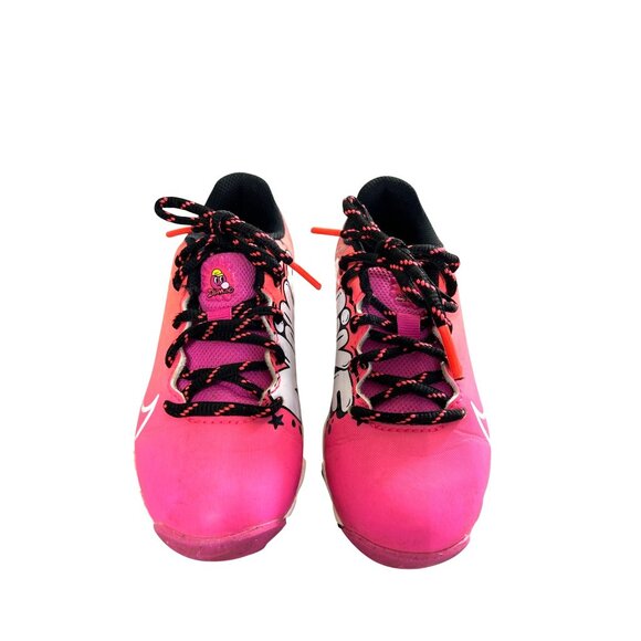 Nike Fast Flex Girls Shoes Cleats Softball Pink Multi Size 11C - Picture 1 of 8